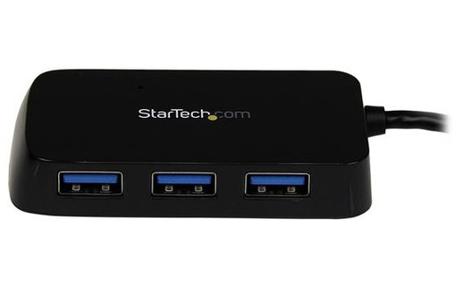 StarTech.com Hub USB 3.0 4 ports - Mini Hub USB3 Externe Portable avec câble int