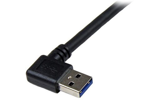Câble StarTech USB-A vers USB-B coudé 5 Gbit/s - 1 m - Noir