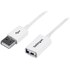 StarTech.com Câble Rallonge USB 1m - Cable USB 2.0 A-A Mâle / Femelle - Blanc