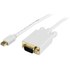StarTech.com Câble Mini DisplayPort Mâle vers VGA Mâle - 1920x1200 - Blanc 91cm