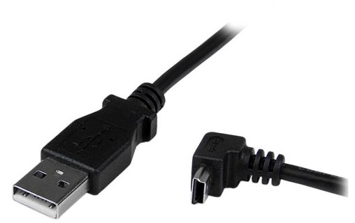 Câble StarTech USB-A vers mini-USB-A coudé USB 2.0 - 2 m - Noir