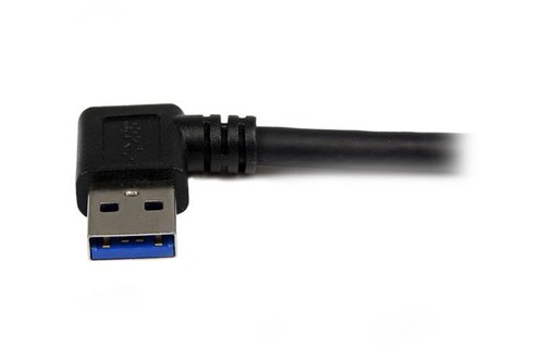 Câble StarTech USB-A vers USB-B coudé 5 Gbit/s - 1 m - Noir