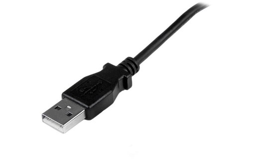 StarTech.com Câble Micro USB 1 m - A vers Micro B coudé 90° vers le haut