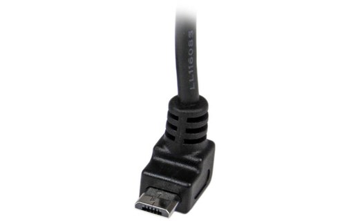 StarTech.com Câble Micro USB 1 m - A vers Micro B coudé 90° vers le haut