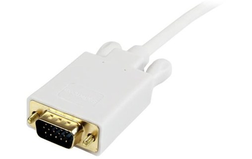 StarTech.com Câble Mini DisplayPort Mâle vers VGA Mâle - 1920x1200 - Blanc 91cm