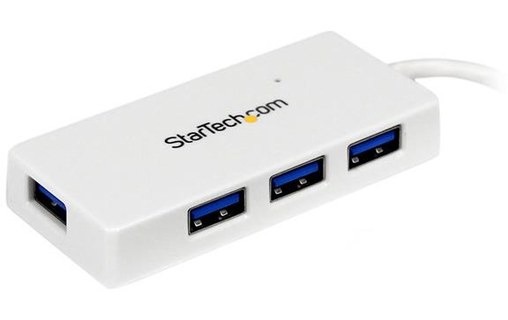 StarTech.com Hub USB 3.0 4 ports - Mini Hub USB3 Externe Portable avec câble int