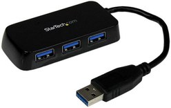 StarTech.com Hub USB 3.0 4 ports - Mini Hub USB3 Externe Portable avec câble int