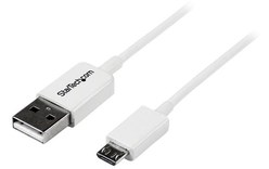 Câble StarTech USB-A vers micro-USB-A USB 2.0 - 2 m - Blanc