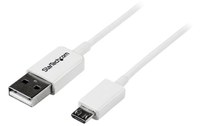 Câble StarTech USB-A vers micro-USB-A USB 2.0 - 2 m - Blanc