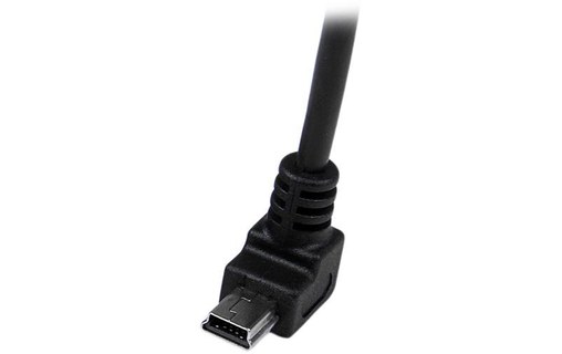 Câble StarTech USB-A vers mini-USB-A coudé USB 2.0 - 2 m - Noir