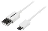 Câble StarTech USB-A vers micro-USB-B USB 2.0 - 1 m - Blanc