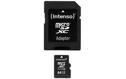Intenso 64GB MicroSDHC 64Go MicroSDHC Class 10 mémoire flash