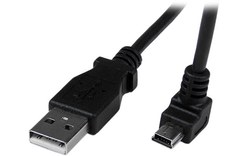 Câble StarTech USB-A vers mini-USB-A coudé USB 2.0 - 2 m - Noir