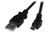 Câble StarTech USB-A vers mini-USB-A coudé USB 2.0 - 2 m - Noir