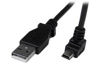Câble StarTech USB-A vers mini-USB-A coudé USB 2.0 - 2 m - Noir