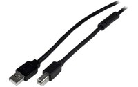 StarTech.com Câble USB Actif A vers B 20 m - M/M - Noir