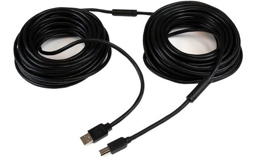StarTech.com Câble USB Actif A vers B 20 m - M/M - Noir