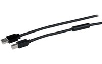Câble StarTech USB-A vers USB-B USB 2.0 - 15 m - Noir