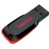 Clé USB SanDisk Cruzer Blade 64 Go - Noir, Rouge
