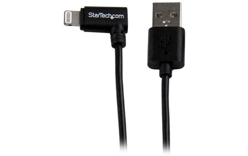 StarTech.com Câble Apple Lightning coudé vers USB de 2 m pour iPhone / iPod / iP