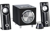 Auvisio MSX-220 Système audio multimédia 2.1 - Subwoofer + 2 HP satellites