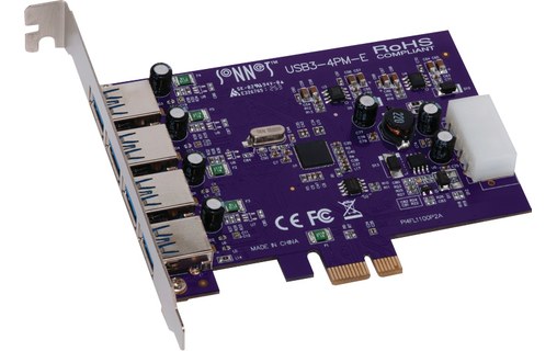 Carte Sonnet Allegro Type A USB 3.2 PCIe - Carte PCIe 4 ports USB