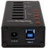 StarTech.com Hub USB 3.0 Alimenté de 4 ports avec Station de Recharge de 3 ports