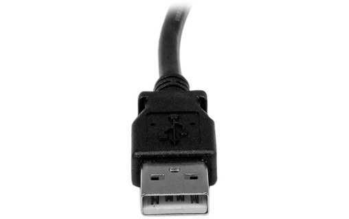 StarTech.com Câble USB 2.0 A vers USB B Coudé à Gauche Mâle / Mâle pour impriman