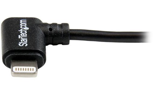 StarTech.com Câble Apple Lightning coudé vers USB de 2 m pour iPhone / iPod / iP