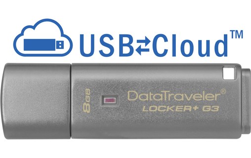 Kingston Technology DataTraveler Locker+ G3 8GB lecteur USB flash 8 Go USB Type-