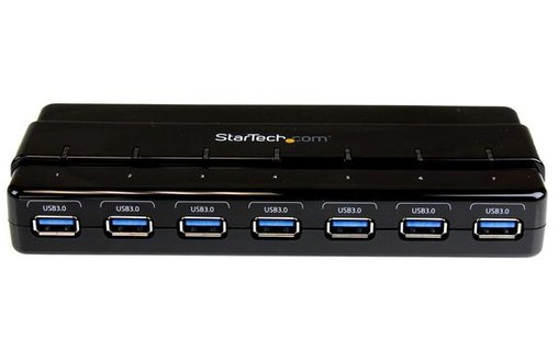 StarTech.com Hub SuperSpeed USB 3.0 avec 7 ports - Concentrateur USB 3.0 avec ad