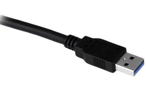 Rallonge StarTech USB-A vers USB-A femelle coudé 5 Gbit/s - 1,5 m - Noir
