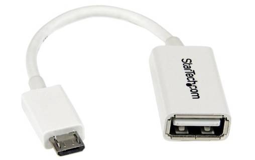 StarTech.com Câble adaptateur Micro USB vers USB Host OTG de 12cm - Mâle / Femel