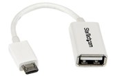 StarTech.com Câble adaptateur Micro USB vers USB Host OTG de 12cm - Mâle / Femel