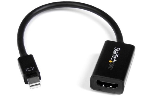 StarTech.com Adaptateur actif Mini DisplayPort 1.2 vers HDMI 4K pour Utrabook /