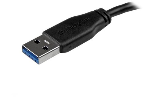 Câble StarTech USB-A vers micro-USB-B 5 Gbit/s - 1 m - Noir (slim)