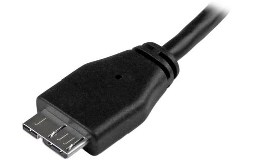 Câble StarTech USB-A vers micro-USB-A 5 Gbit/s - 50 cm - Noir