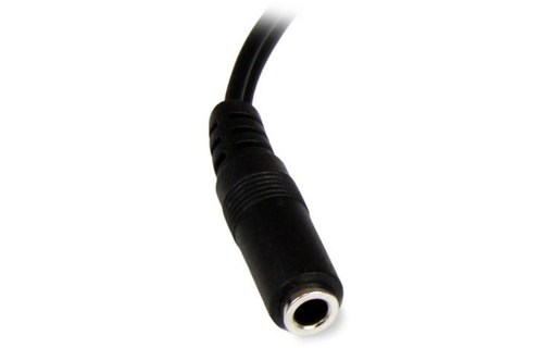 StarTech.com Câble en Y Mini-Jack 3,5mm vers 2x RCA de 15 cm - Adaptateur audio