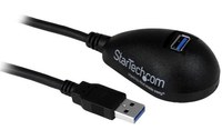 Rallonge StarTech USB-A vers USB-A femelle coudé 5 Gbit/s - 1,5 m - Noir