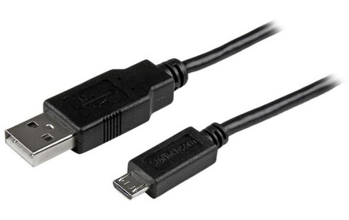 StarTech.com Câble de charge /synchronisation mobile USB A vers Micro B mince de