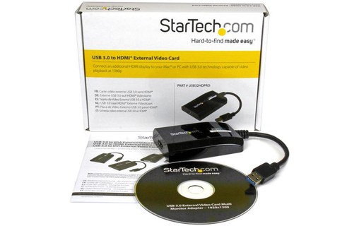 StarTech.com Adaptateur vidéo multi-écrans USB 3.0 vers HDMI pour Mac / PC - Car
