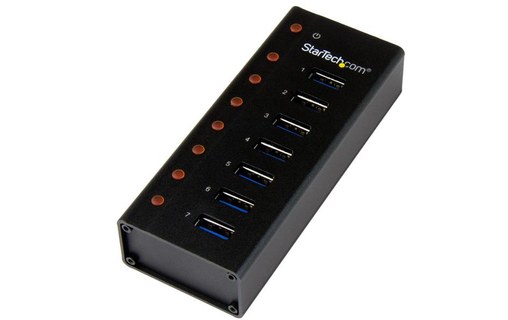StarTech.com Hub USB 3.0 à 7 ports - Concentrateur USB à montage mural / sur bur