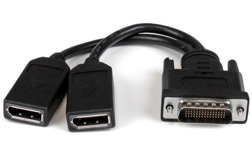 StarTech.com Câble adaptateur DMS-59 (LFH) vers 2x DisplayPort de 20cm - Câble e