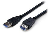 Rallonge StarTech USB-A vers USB-A femelle 5 Gbit/s - 2 m - Noir