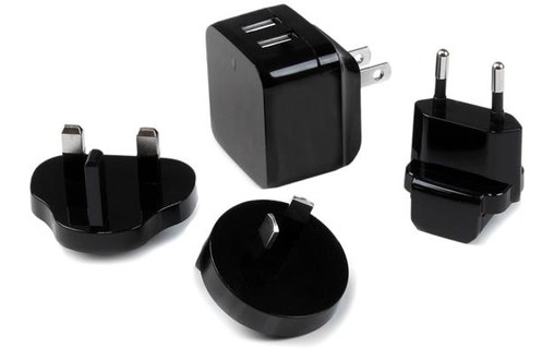 StarTech.com Chargeur mural USB à 2 ports - Haute puissance (17 W / 3,4 A) - Cha