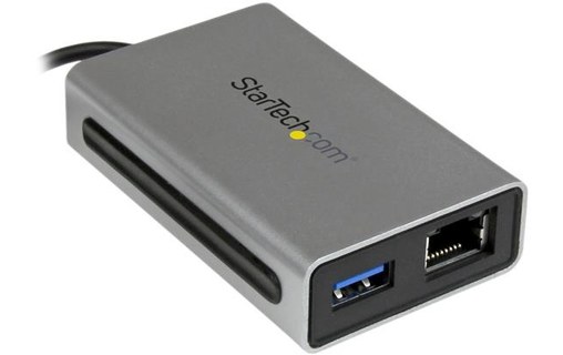 StarTech.com Adaptateur Thunderbolt vers Gigabit Ethernet plus USB 3.0 - Convert