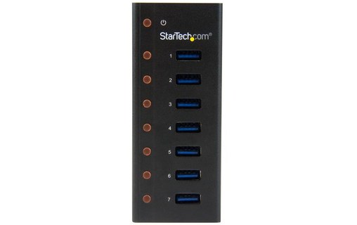 StarTech.com Hub USB 3.0 à 7 ports - Concentrateur USB à montage mural / sur bur