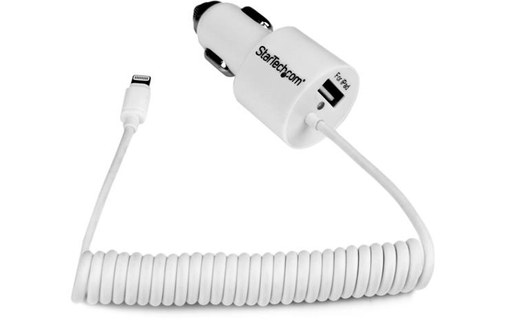 StarTech.com Chargeur / Adaptateur pour voiture - 1x Apple Lightning 1x USB 2.0