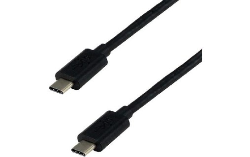 Câble MCL USB-C vers USB-C 10 Gbit/s - 1 m - Noir