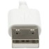 StarTech.com Câble Lightning coudé vers USB de 2 m - Blanc